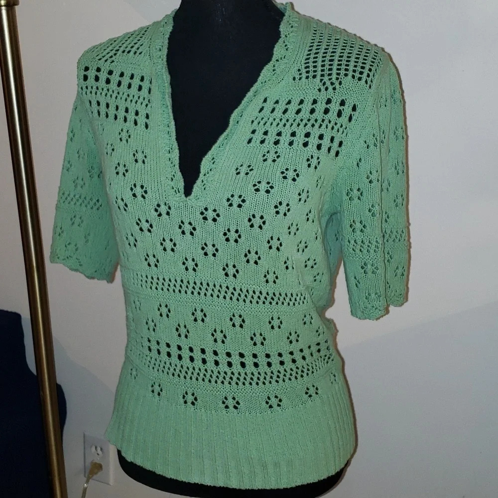 Sandro Paris knit top size 1 - Picture 3 of 6